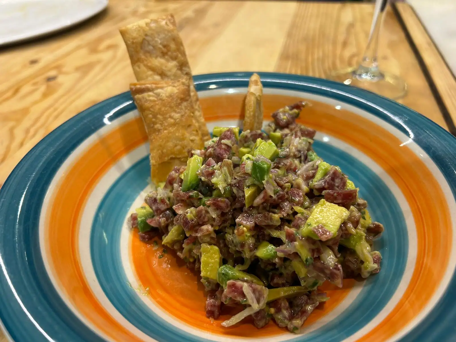 Falso tartar de embutido de Monóvar